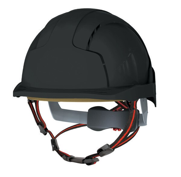 JSP EVOLITE SKYWORKER C/W CHINSTRAP VENTED HARD HAT SAFEAID