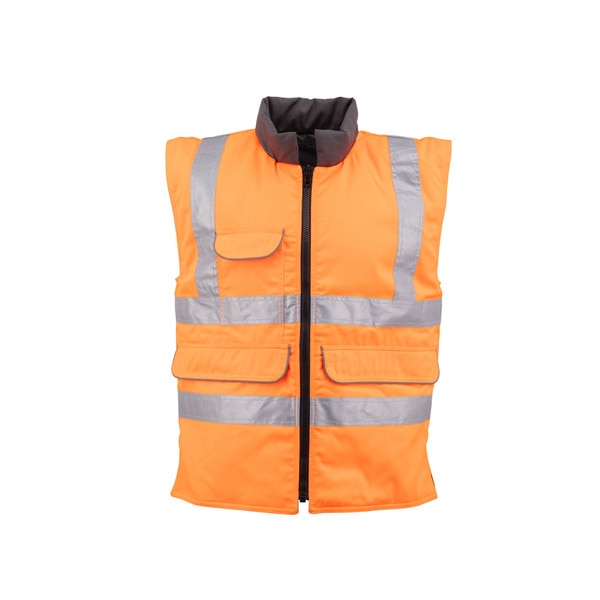 Deltic Hi-Vis Softshell Rail Bodywarmer